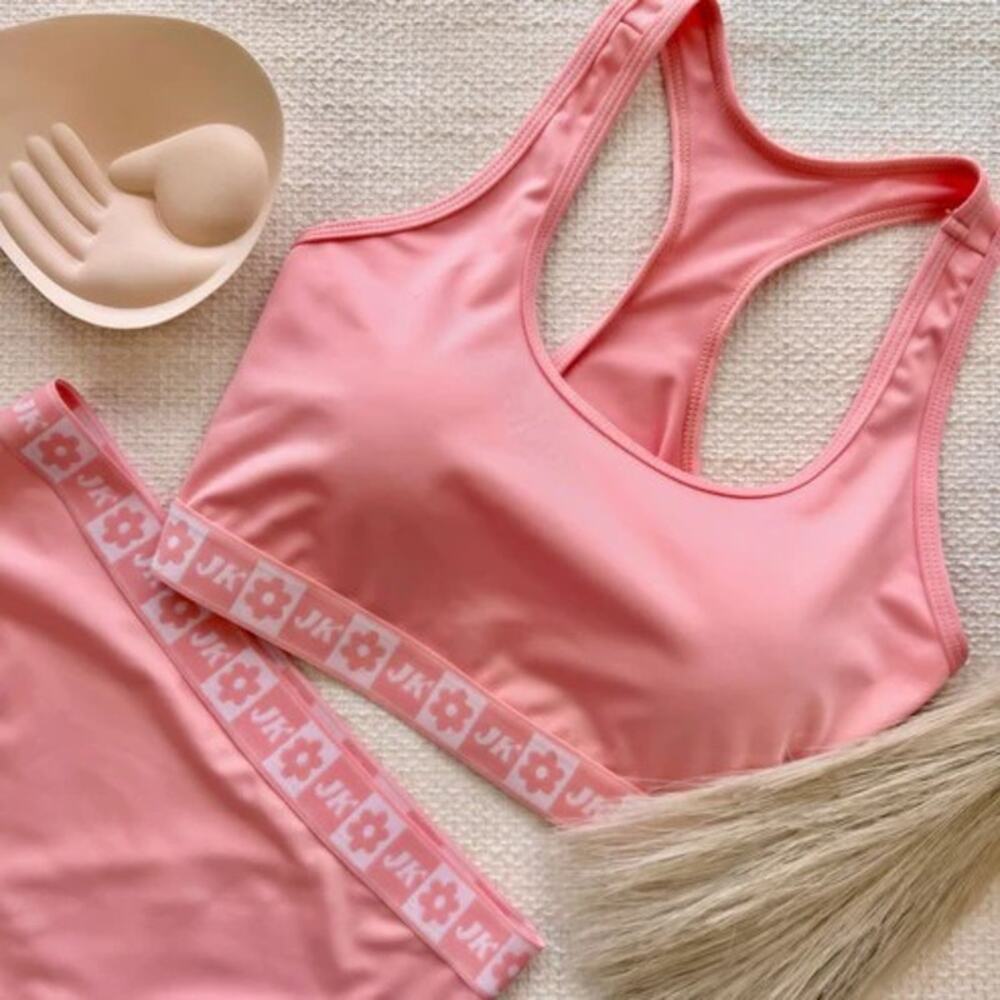 Coral Pink Arya Bralette Spring